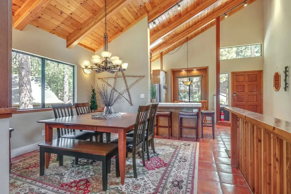 Deck & Views: Pet-friendly Starry Pines Cabin