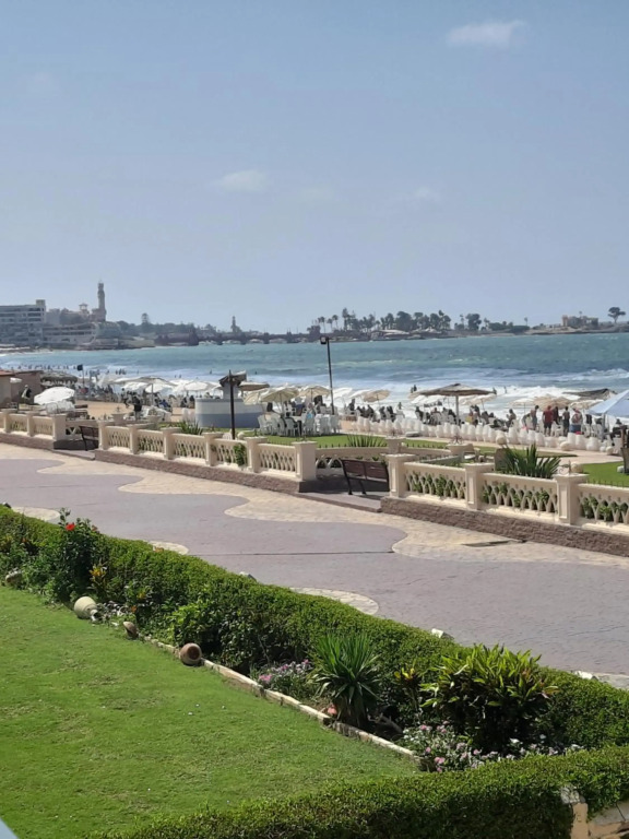 2 bed rooms 95m, Garden&sea view, first floor, Family only دور اول بمدخل مستقل