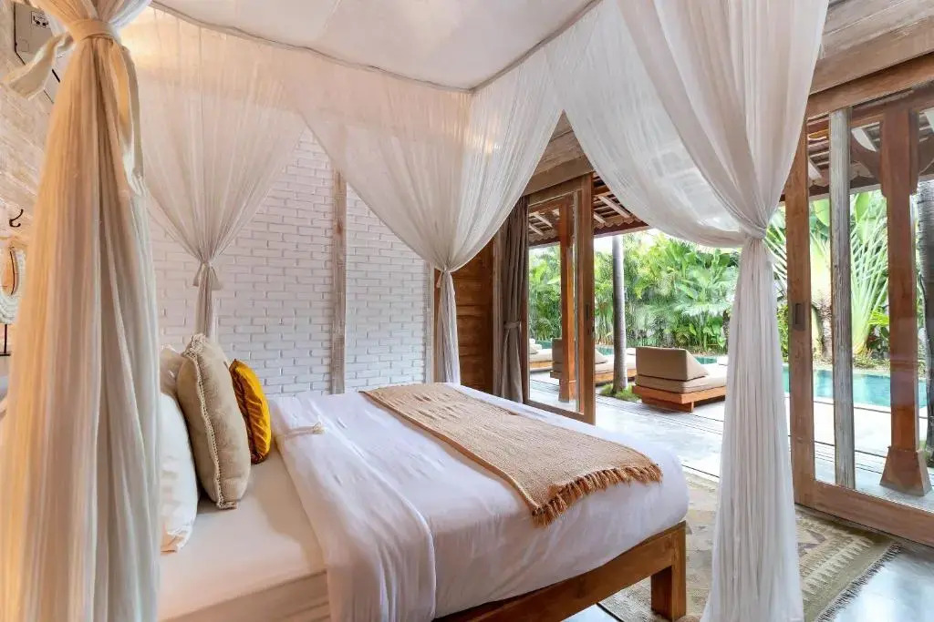Peaceful 4 Bedrooms Private Pool Villas Rice Field View
