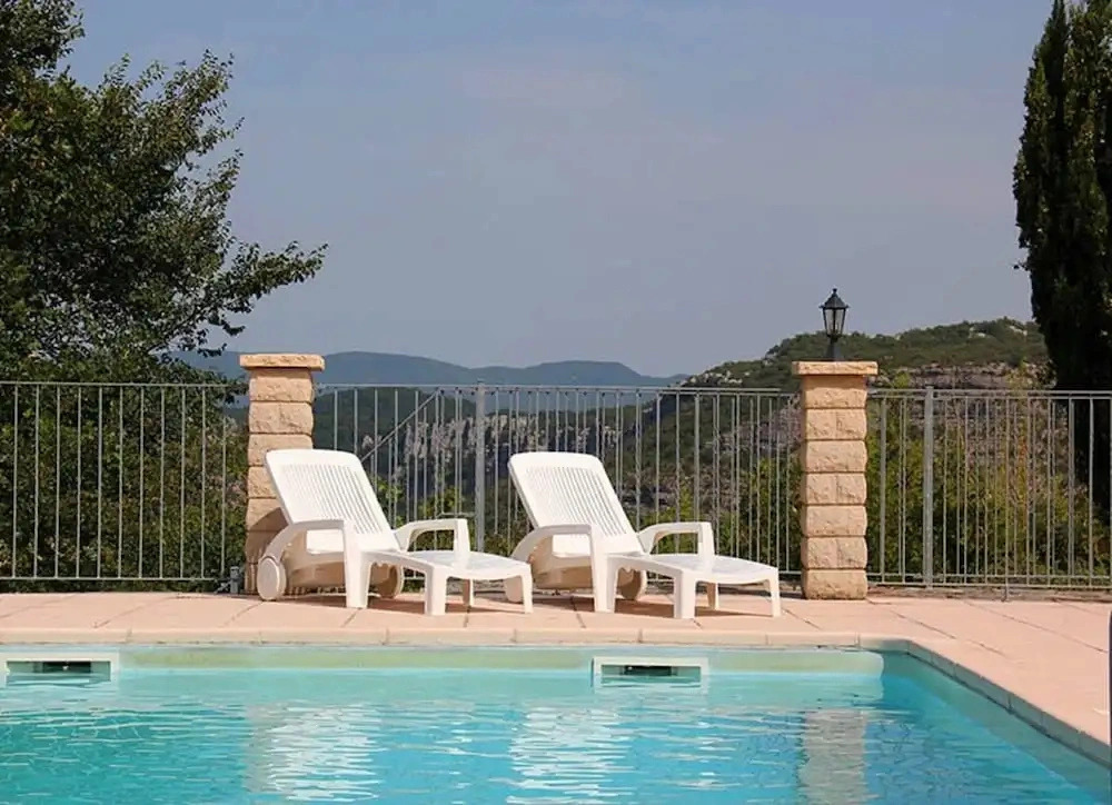 Quiet Holiday Home in Les Vans With Pool