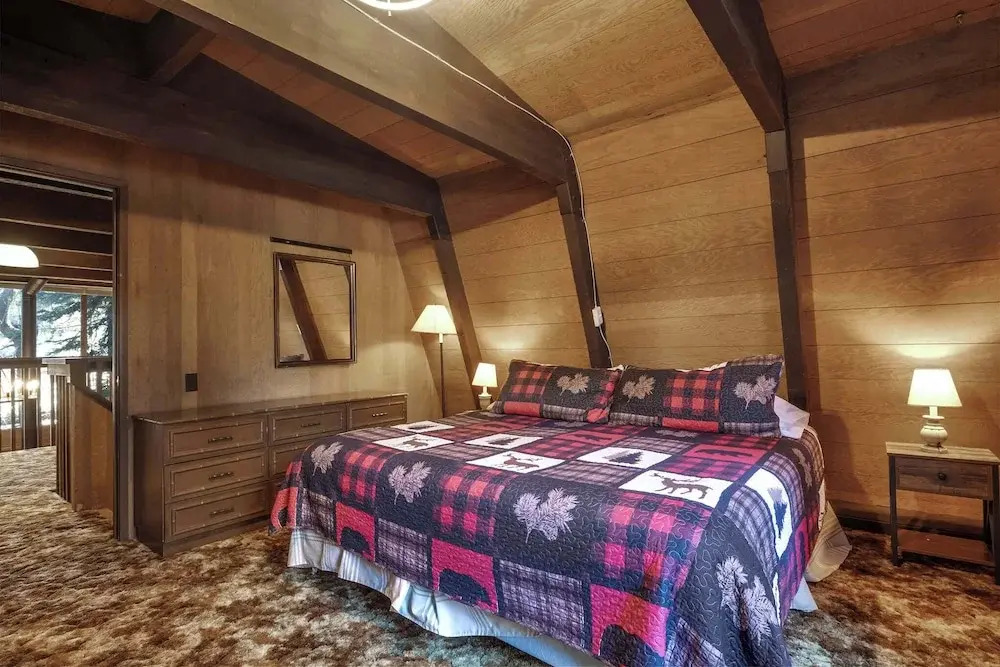 A Frame Hideaway | Floor to Ceiling Windows in the Pines
