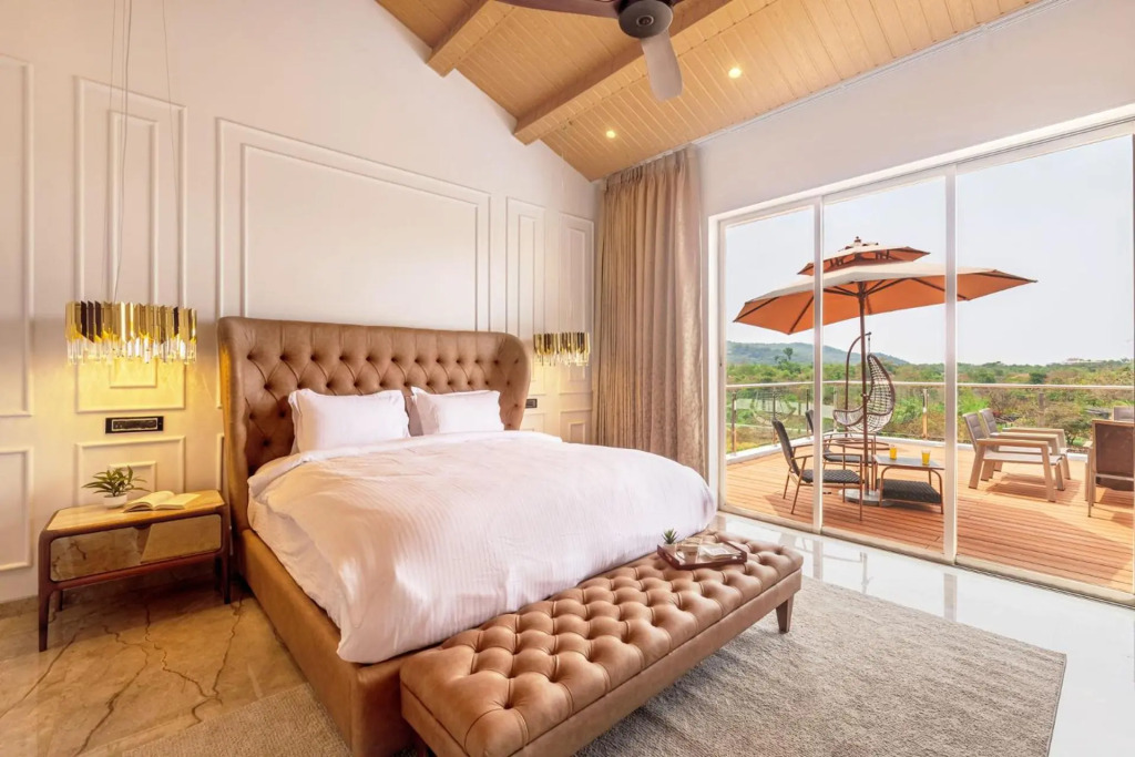 StayVistas Villa 107 at Canary Farms - Pure Veg with Huge Lawn, Pool and Home Theatre