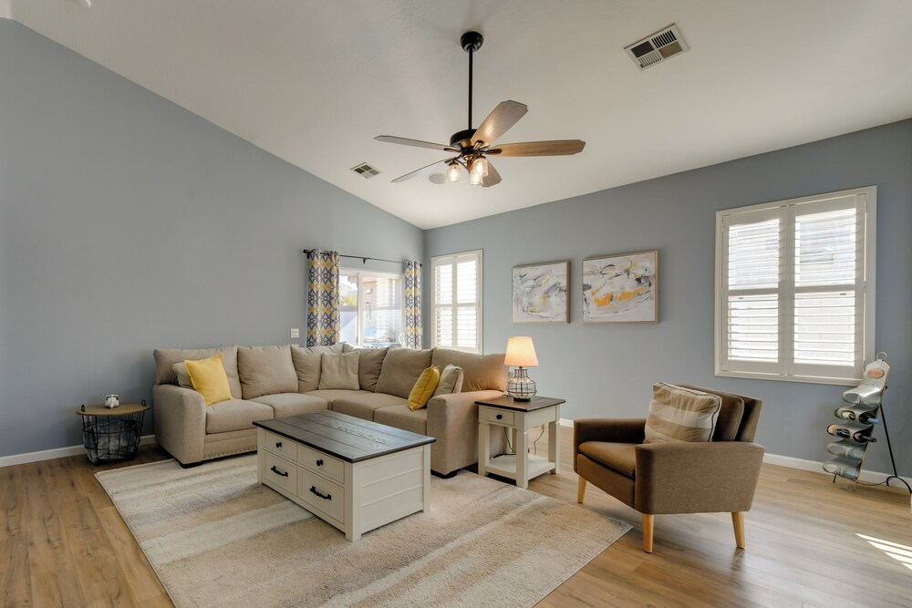 Putting Green & Fenced Yard: Charming Gilbert Home