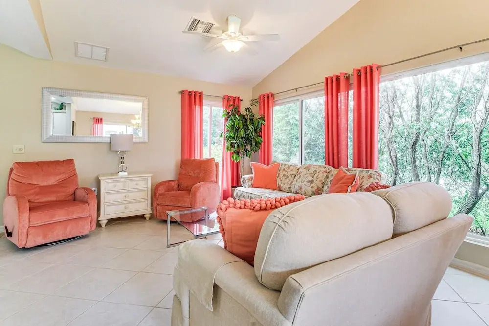 Single-Story Home with Golf Cart in The Villages