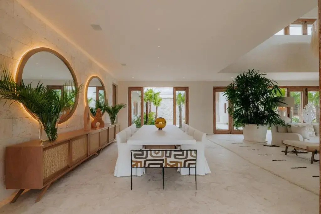 Unique mediterranean-style villa with golf and lake view in luxury beach resort