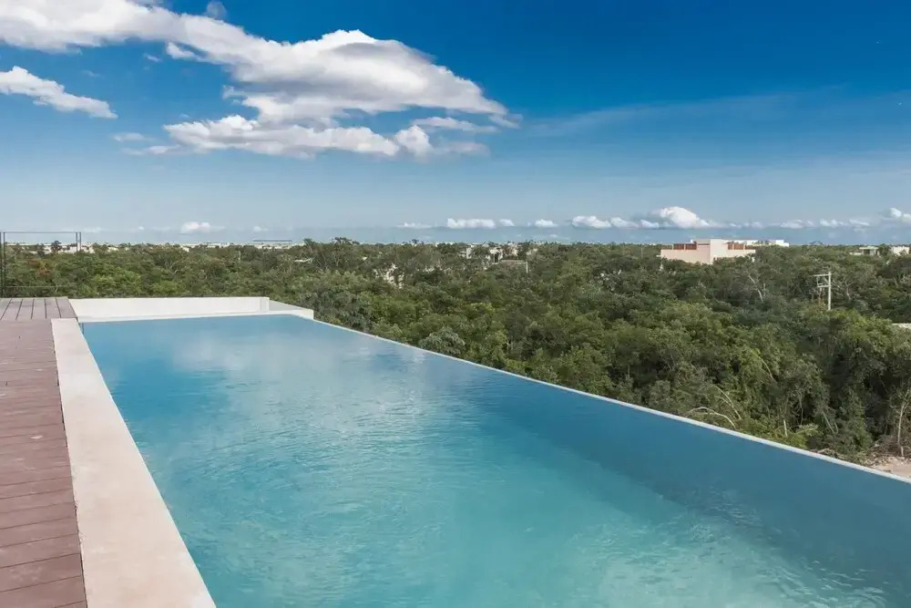 Trendy Tulum Escape Condo Breathtaking View From Rooftop Terrace Infinity Pool Great Decor