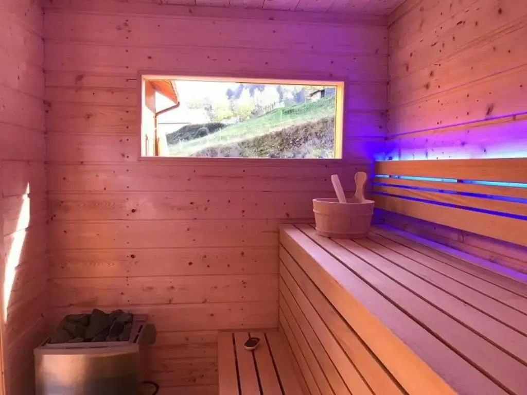 Chalet tout confort avec piscine, terrasse, et sauna privé en montagne - FR-1-589-101
