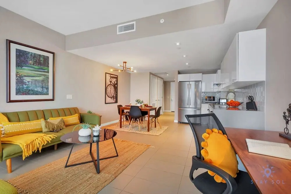 Modern Miami Gem City View Condo Free Parking