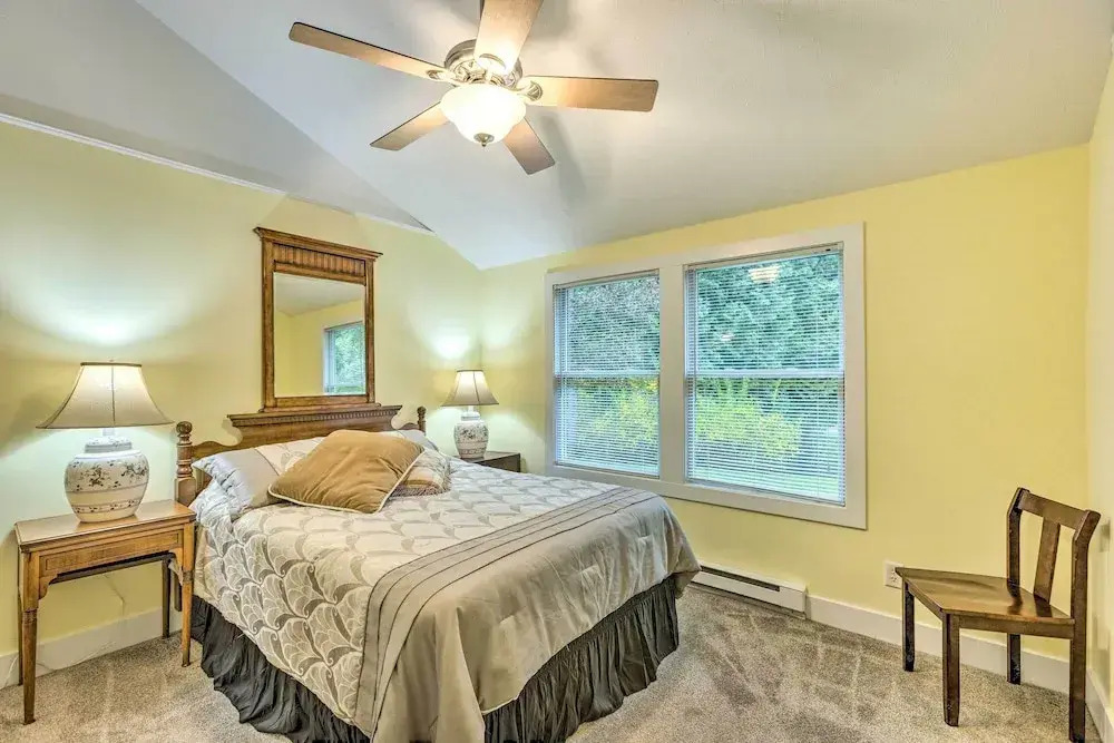 Near Ice Fishing & Snowmobiling: Frankfort Home