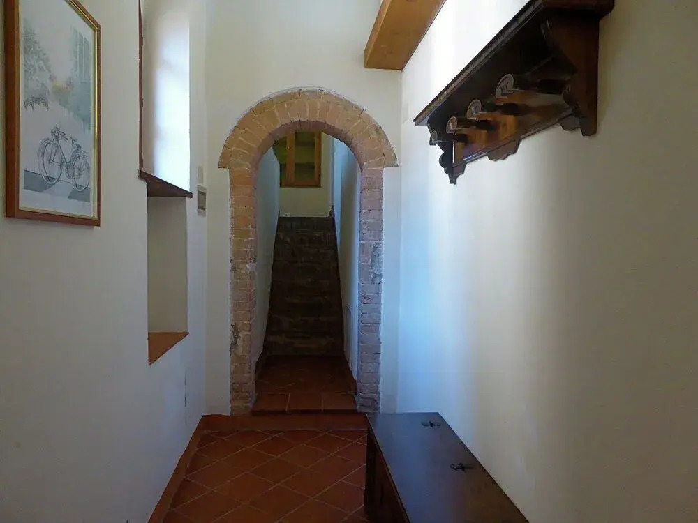 Vintage Castle in Monteriggioni Tuscany near Forest