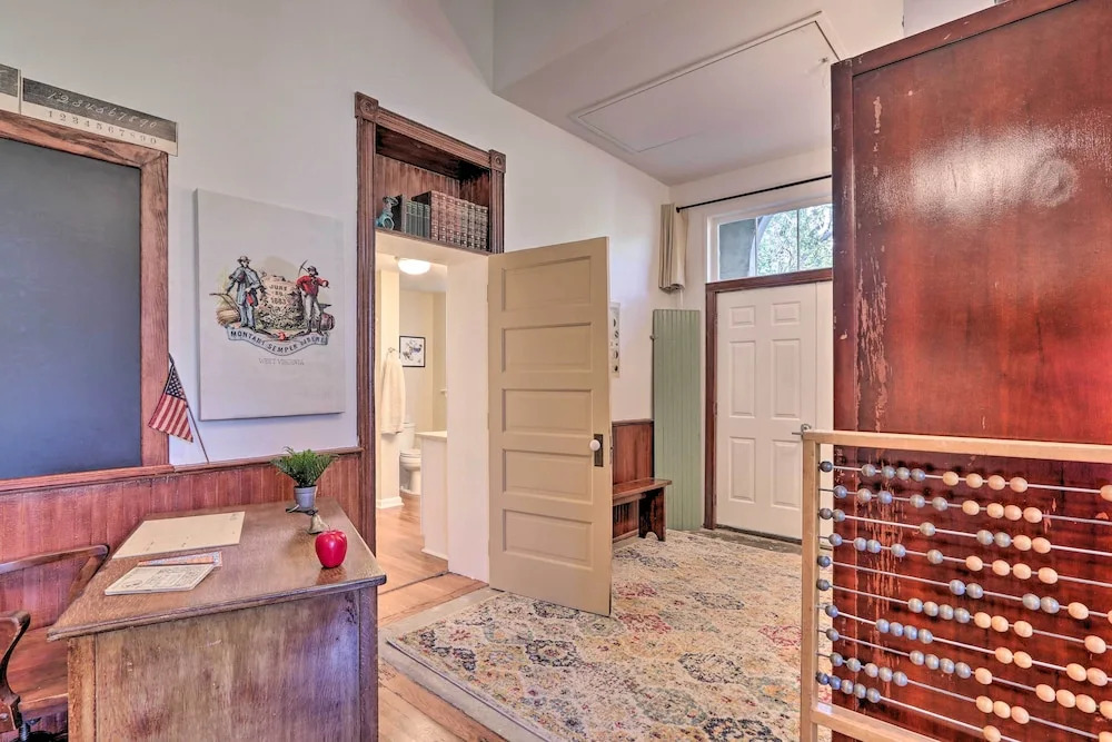Renovated WV Schoolhouse: History Buffs Heaven!