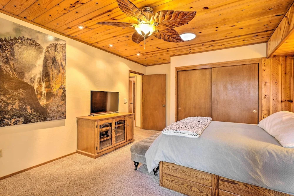 Deck w/ Forest Views: Quiet Twain Harte Cabin