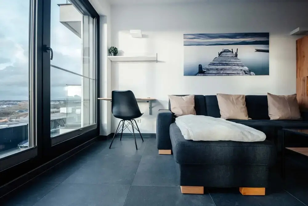 Bright Chic 1BR Apt w Balc & Prkg