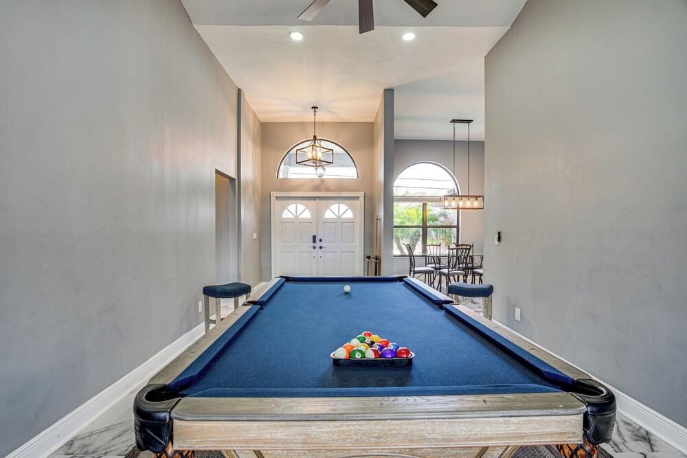 Luxe Waterfront Cape Coral Home w/ Gulf Access!