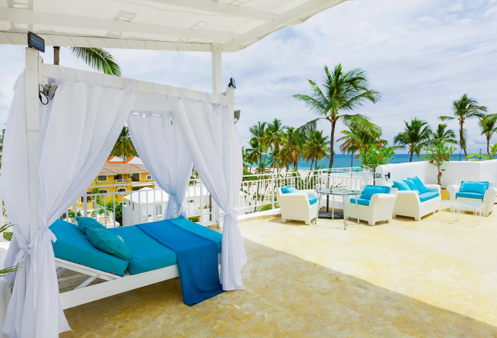 Punta Cana Beachfront Apartment with BBQ & Private Terrace