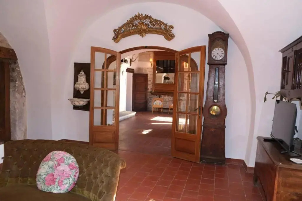 typical mas provençal with swimming pool in a small hamlet near mouriès in the alpilles in provence- 8 persons