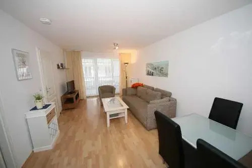 Ferienwohnung Strandkieker mit Balkon