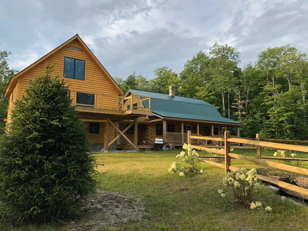Serenity to the Log Castle is an authentic log home (brand-new construction)