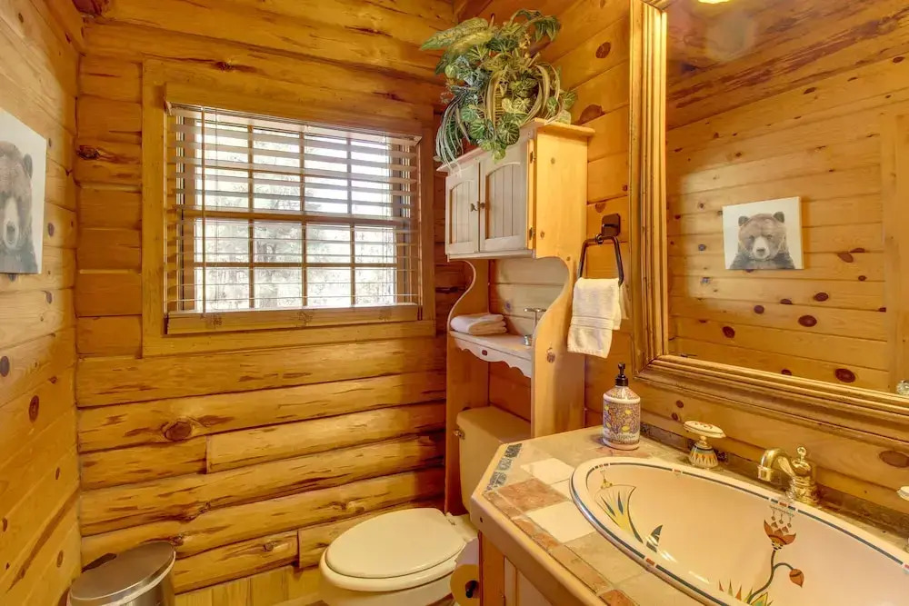 Lakeside Cabin on 2 Acres w/ Fire Pit + Hot Tub!