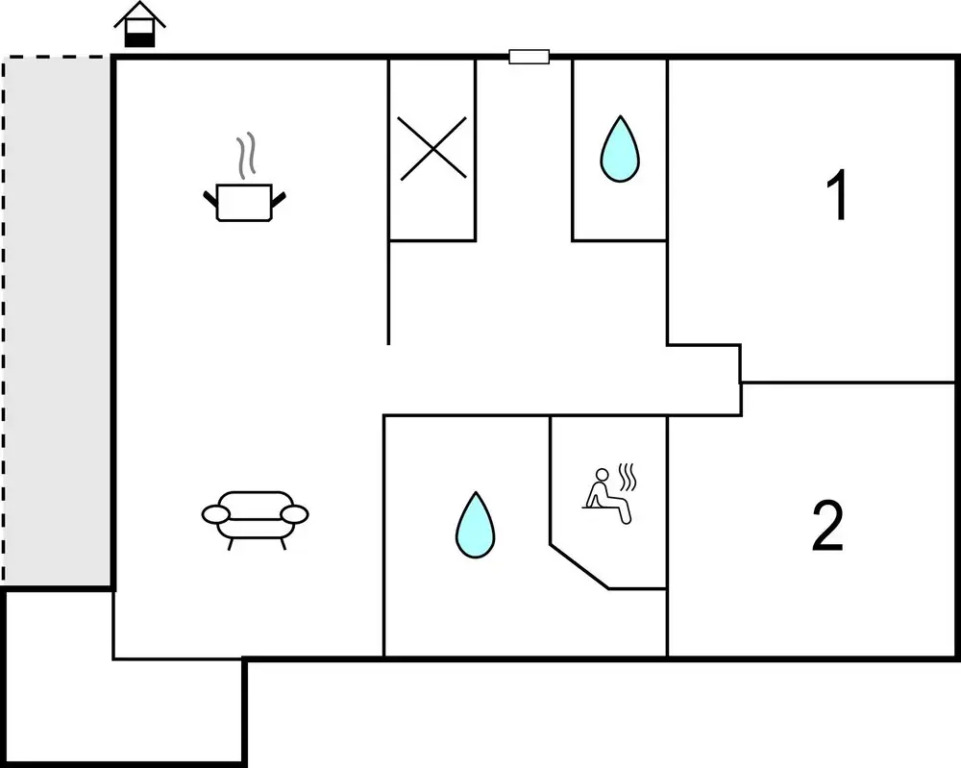 2 Bedroom Amazing Home In Dagebüll