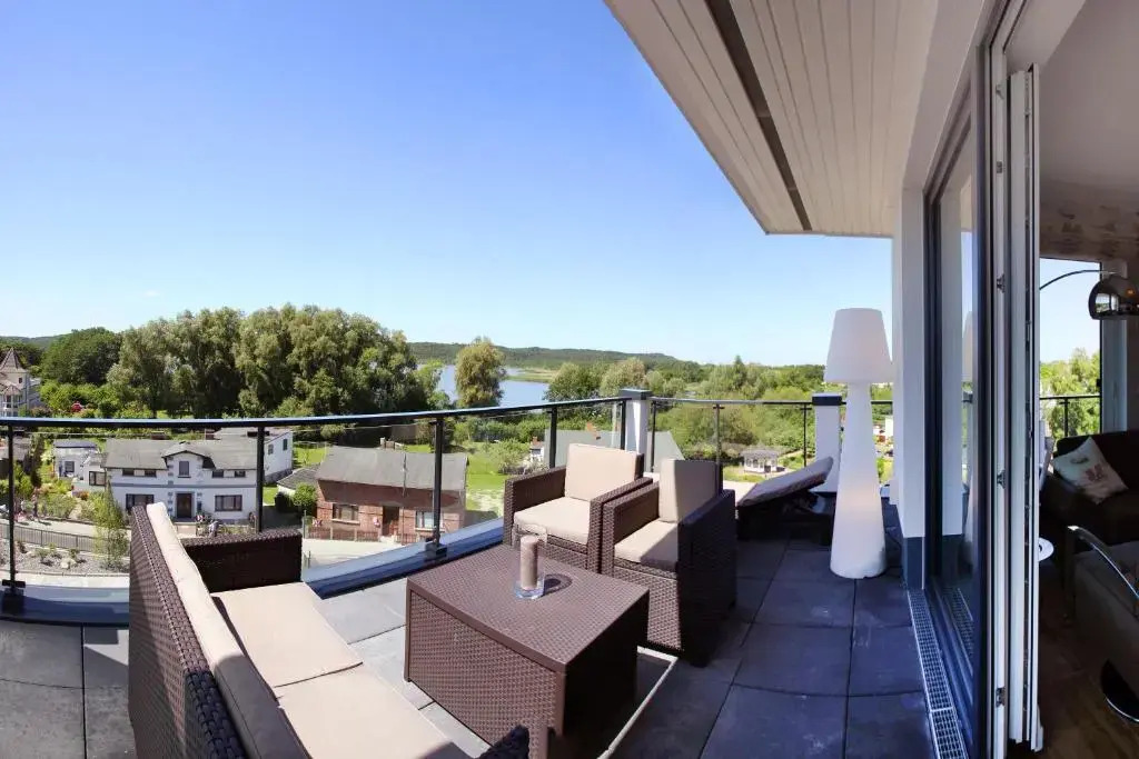 Residenz Seeterrassen FeWo9 - Balkon, Seeblick, Sauna