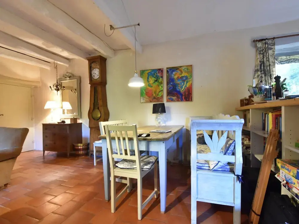 Characteristic House Near Villefranche-du-périgord With Round Private Swimming Pool