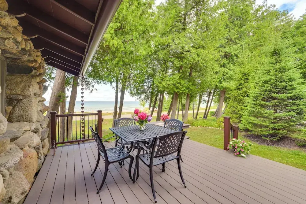 1 Mi to Dtwn! Lakefront Earl Young Charlevoix Home