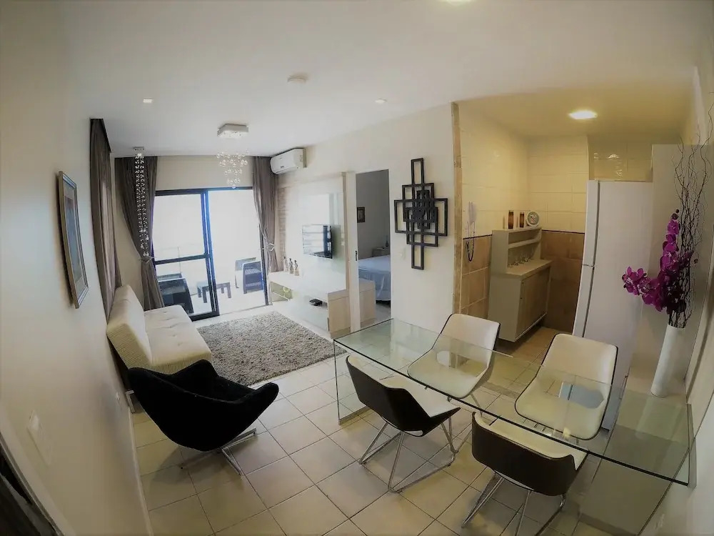 Loft 5 estrelas com linda vista mar