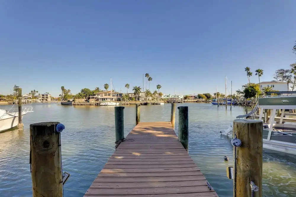 1 Block to John's Pass: Condo w/ Shared Dock!