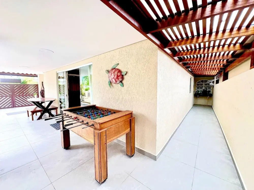 Praia/Piscina com hidro /Pebolim/Sinuca e Wi-Fi
