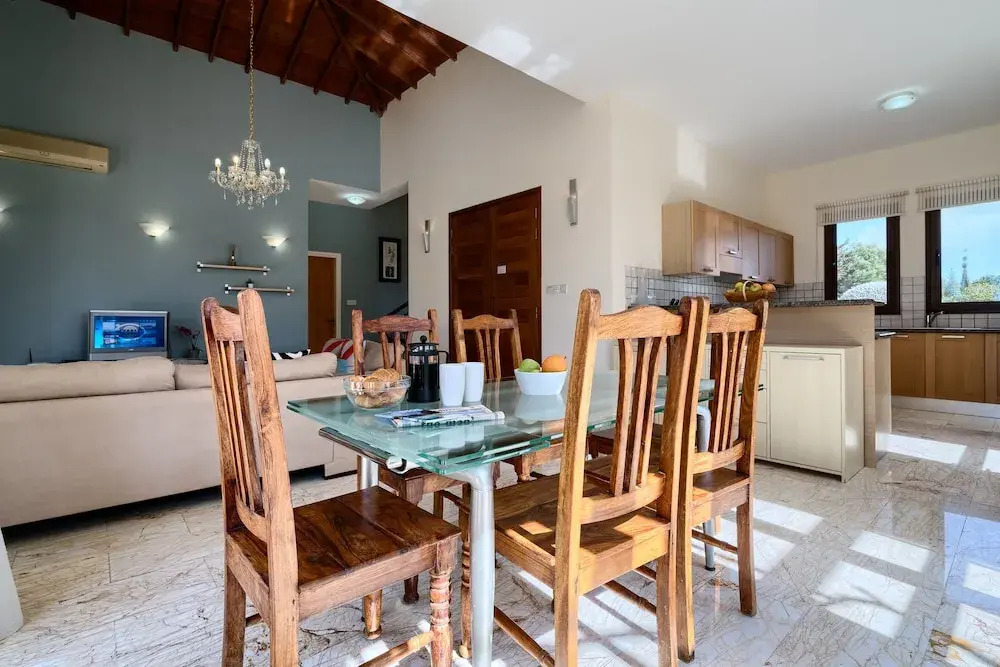 3 bedroom villa Dionysos 373 with private pool and pretty garden, Peaceful location within Aphrodite Hills Resort