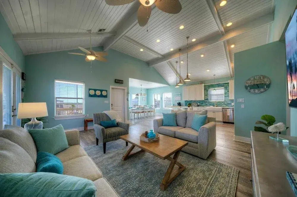 Pool, Game Room + Fire Pit Golf Cart Zone Near Beach Beacharita by Avantstay