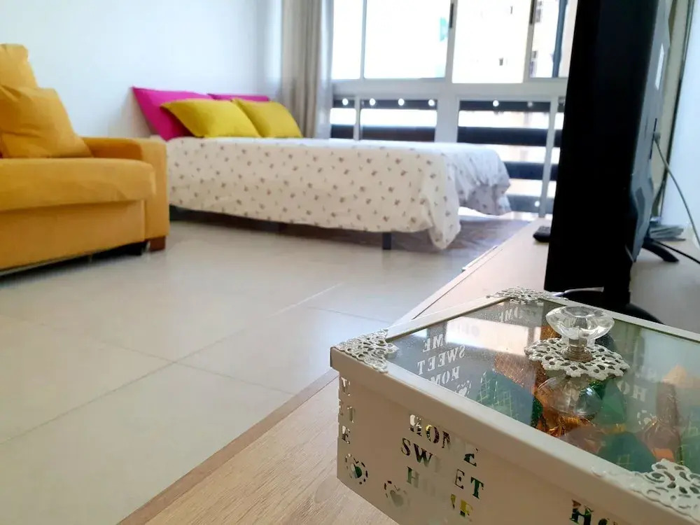 Studio in Candelaria, With Wonderful sea View and Pool Access - 1 km From the Beach