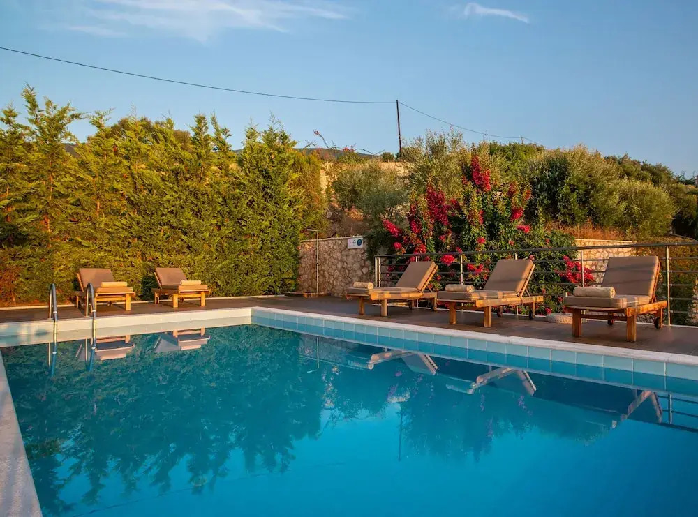 Seafront Marine Villa with private sea access - Iris Villas Lefkada