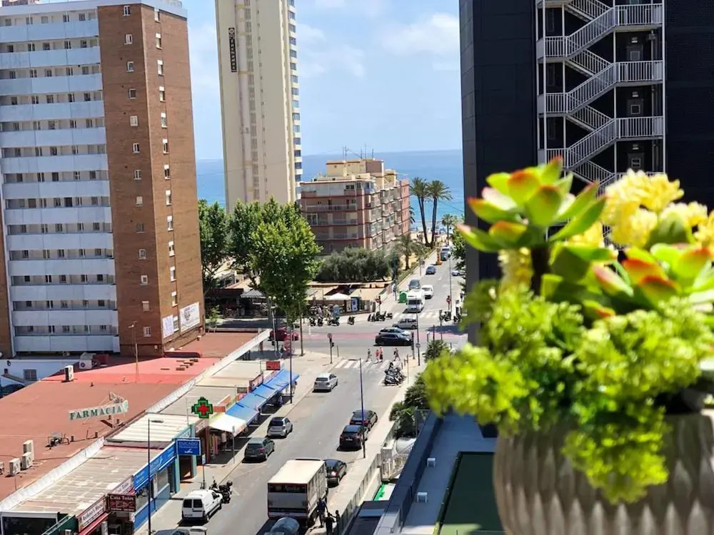 Apartment with One Bedroom in Benidorm, with Wonderful Sea View, Pool Access, Balcony - 350 M From the Beach
