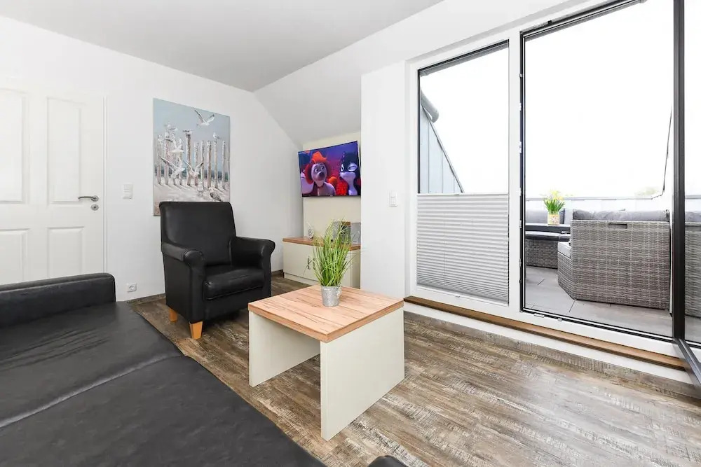 Ferienwohnung Balkon zur Sonnenseite in Bensersiel