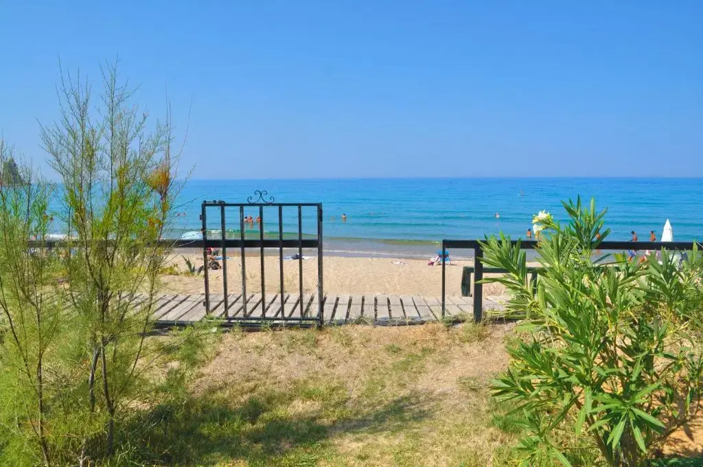 Beachfront holiday House yannis on Agios Gordios beach in Corfu