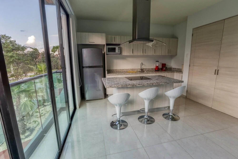 Amazing 2BR Apartment Playa del Carmen Rooftop Pool Garden Amazing Complex