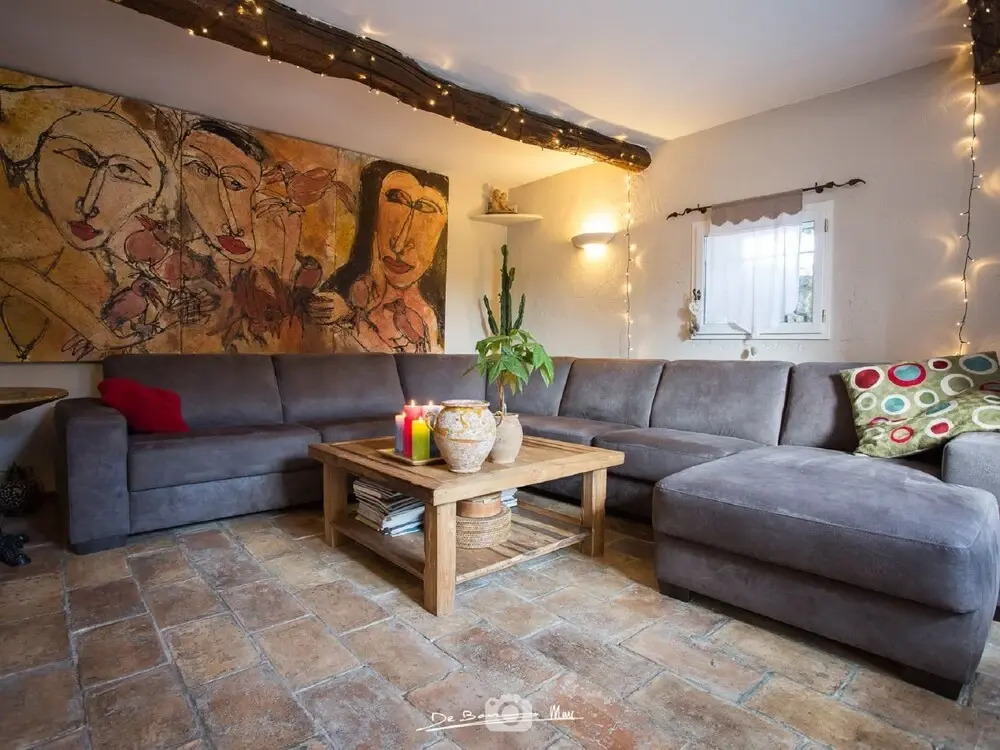 Stone Villa in Saint-jeannet With Roofed Terrace and Garden