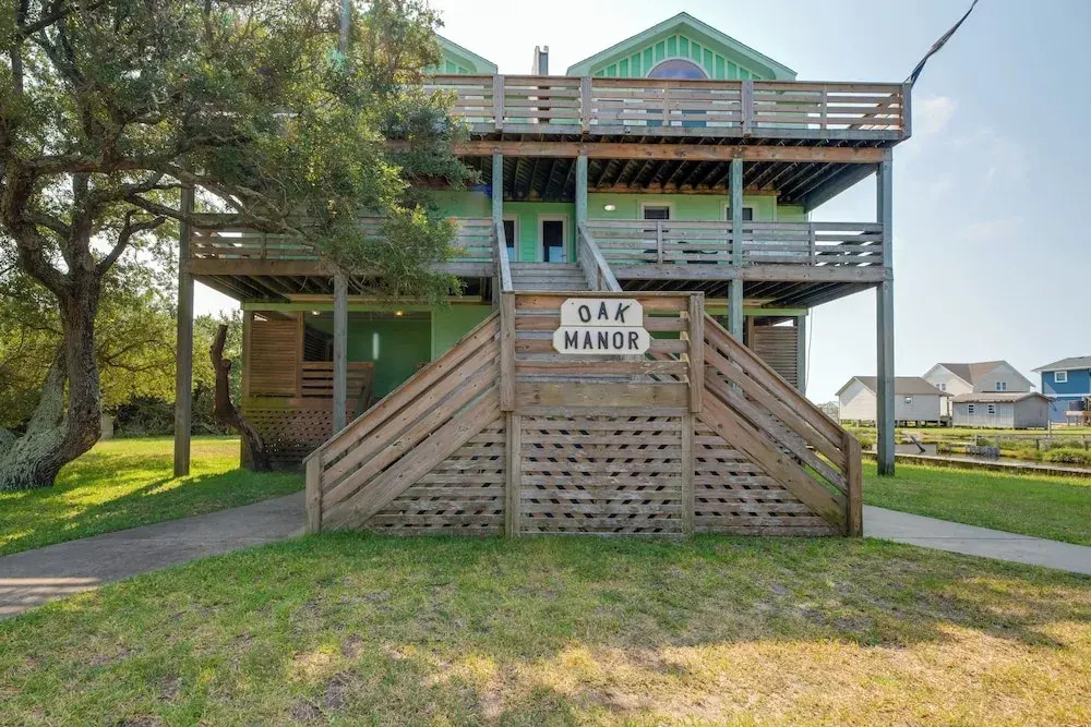 Quiet Hatteras Duplex With Decks ~ 1 Mile to Beach