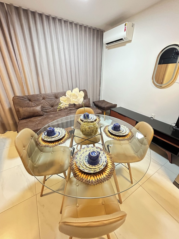 Melhores Flats - Elegante a 300m do mar