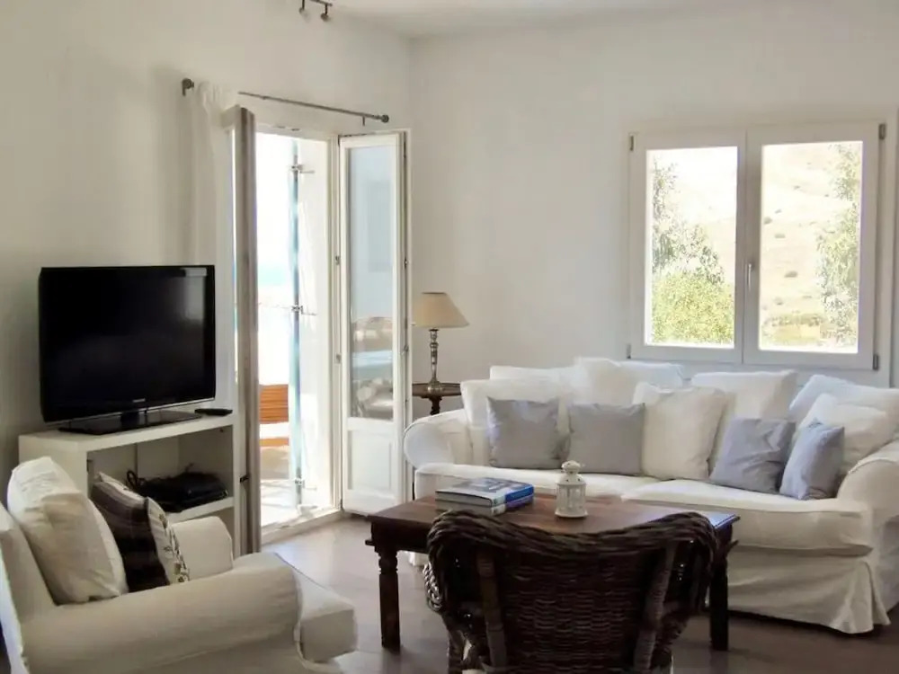 Amazing Villa Overlooking Syros Finest Beach