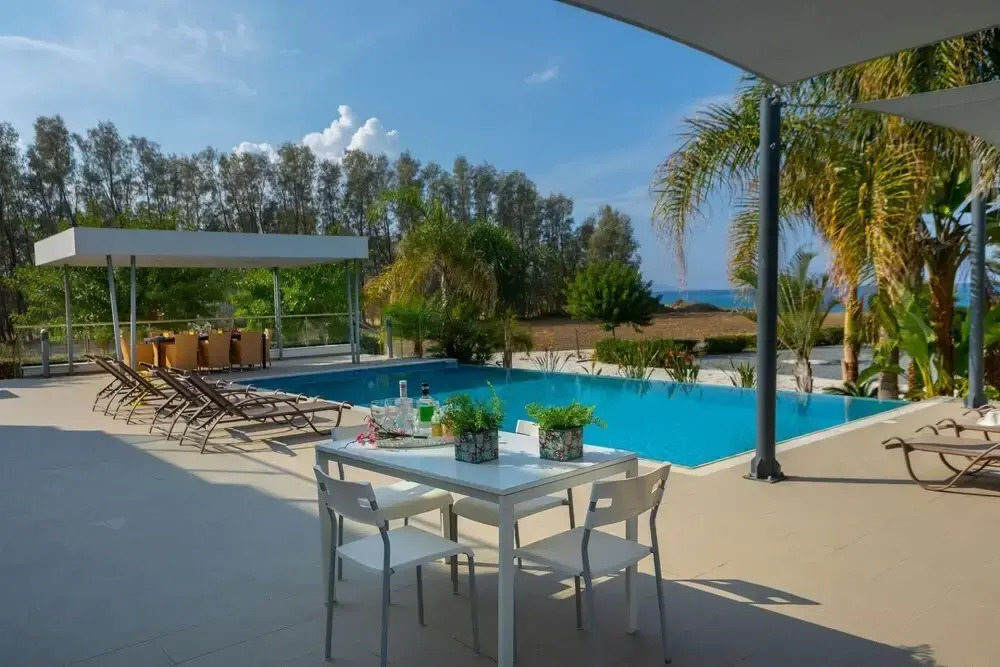 Eastmed Villas Paphos Limni Beach Villa Beachfront Four Bedroom Luxury Villa