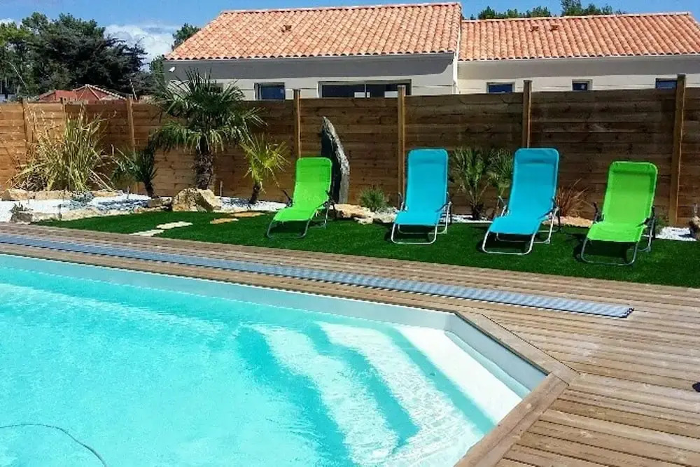 Villa With 3 Bedrooms in Saint-jean-de-monts, With Private Pool, Enclo