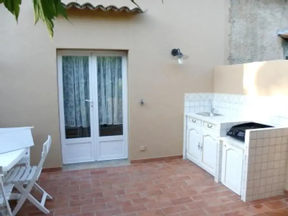 Apartment with One Bedroom in Le Plan-De-La-Tour, with Wonderful City View, Furnished Garden And Wifi - 6 Km From the Beach