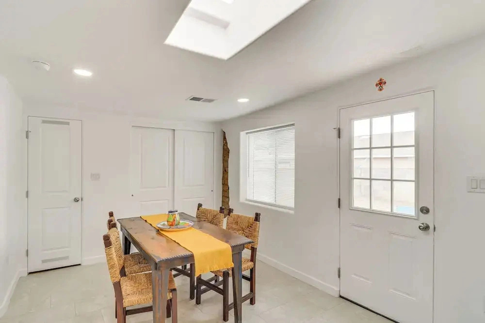 Walk to Old Town Plaza! Chic ABQ Retreat w/ Patio