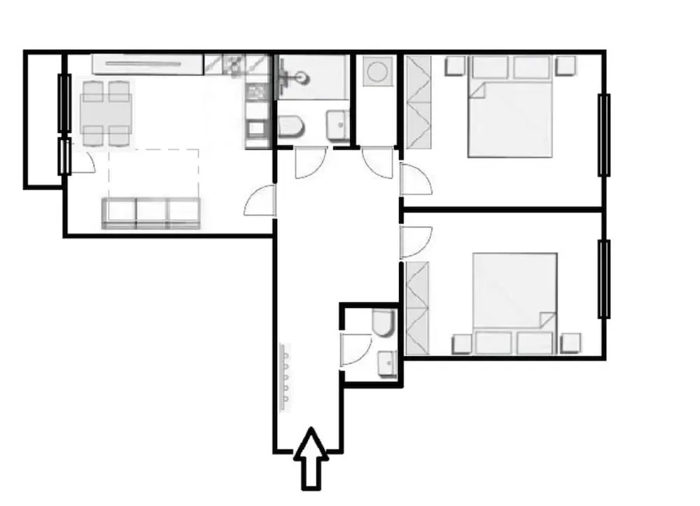 Charming Two-Bedroom Apartment Next To The Emmaus Abbey