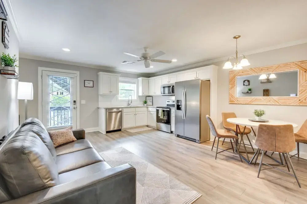 Walk to Main St & River: Downtown Helen Condo