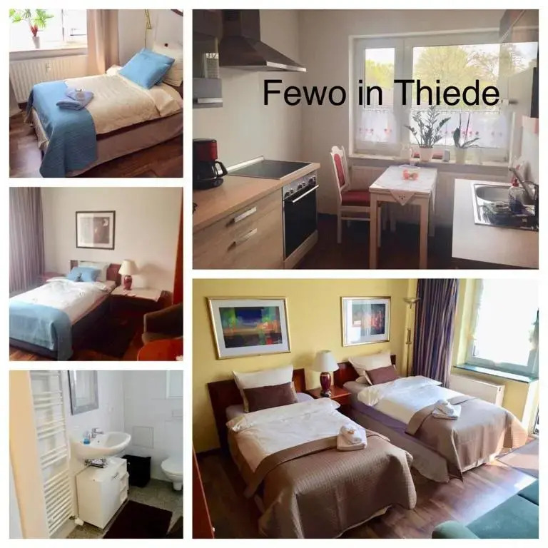 Ingrids Ferienwohnung mit Balkon in Thiede nähe See