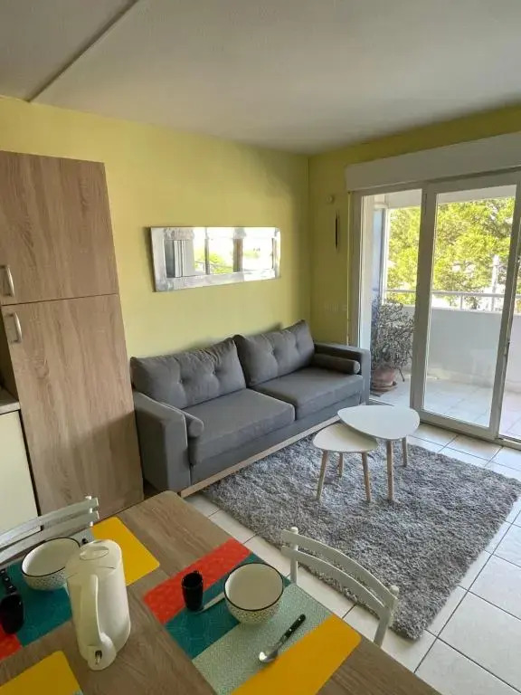Lumineux 2 Pieces, Terrasse, Garage Prive, En Bord de Mer
